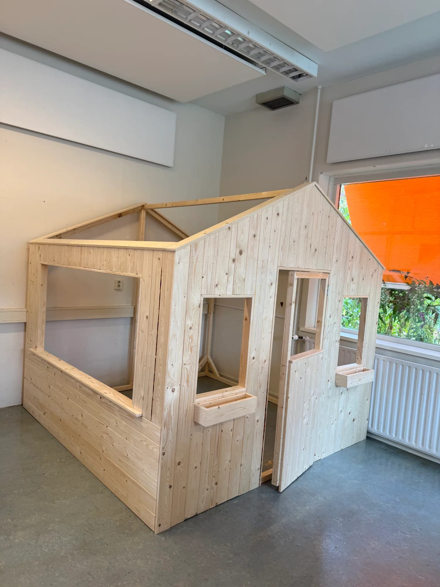 Houten huisje